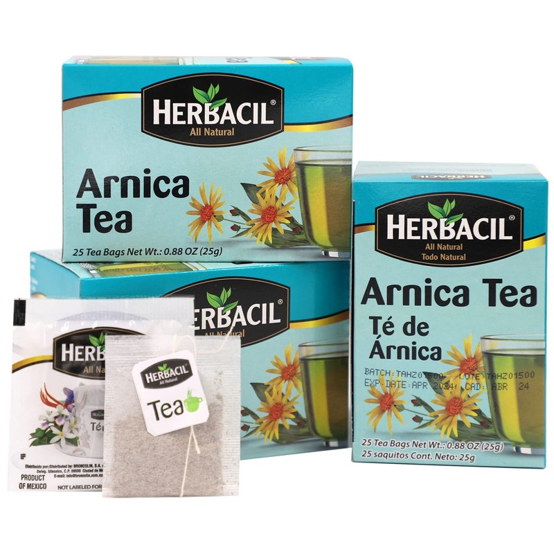Arnica Herbal Tea, Herbal Blend, Caffeine-Free, All Natural, 3-pack of 25 bag... gallery