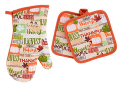Fall Harvest Home Collection Kitchen Oven Mitt, Pot Holders ~ You Choose