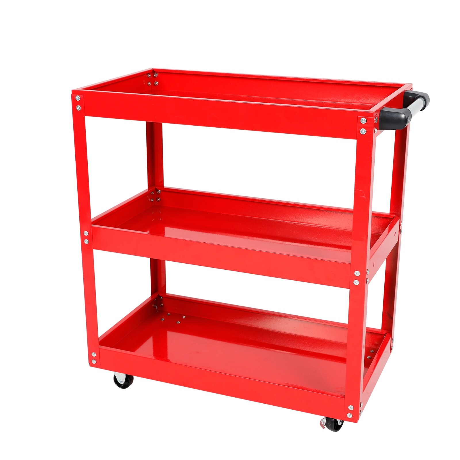 3-Tier Rolling Tool Cart Mechanic Tool Cart with Lockable 330 lbs Capacity gallery