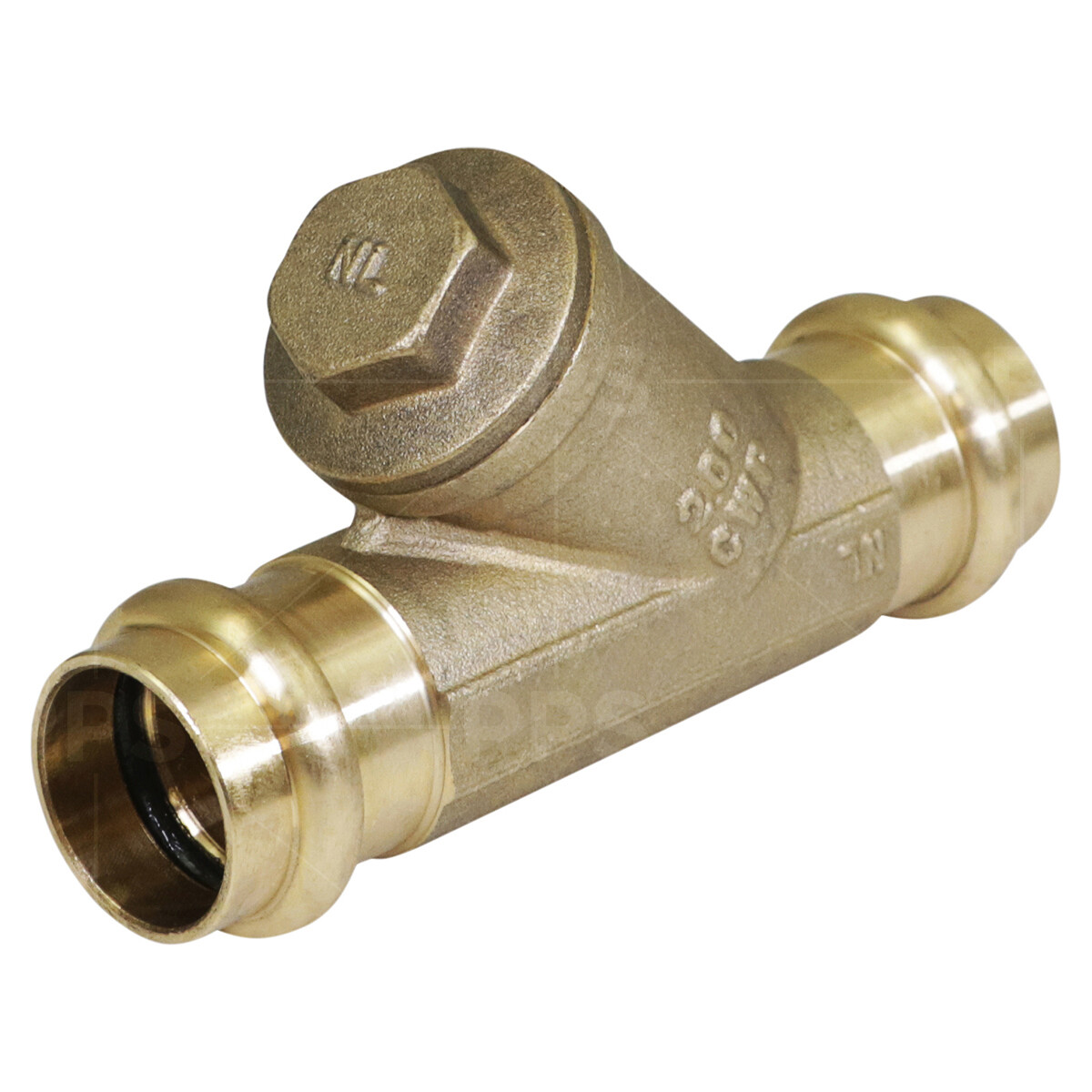 1/2"-2"in Lead Free Y Strainer Valve Press Connection Pipe Fitting Flare x MIP gallery