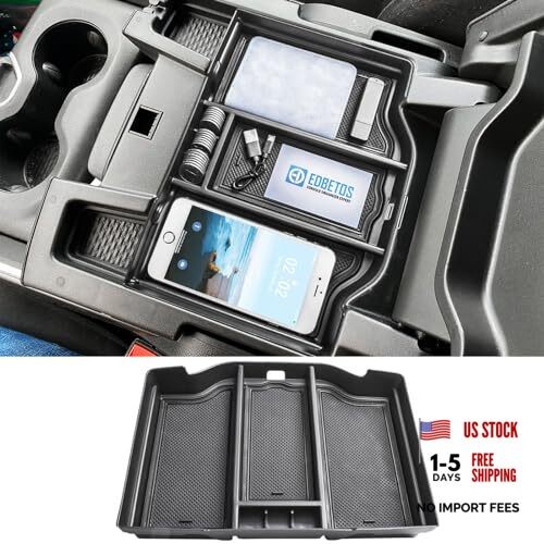 Full Center Console Organizer Compatible with 2019-2023 2024 2025 2026 Black gallery