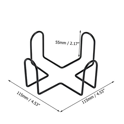 4 Pack Metal Coaster Holder Thick Iron Wires Holder Storage for Square 4.53" gallery