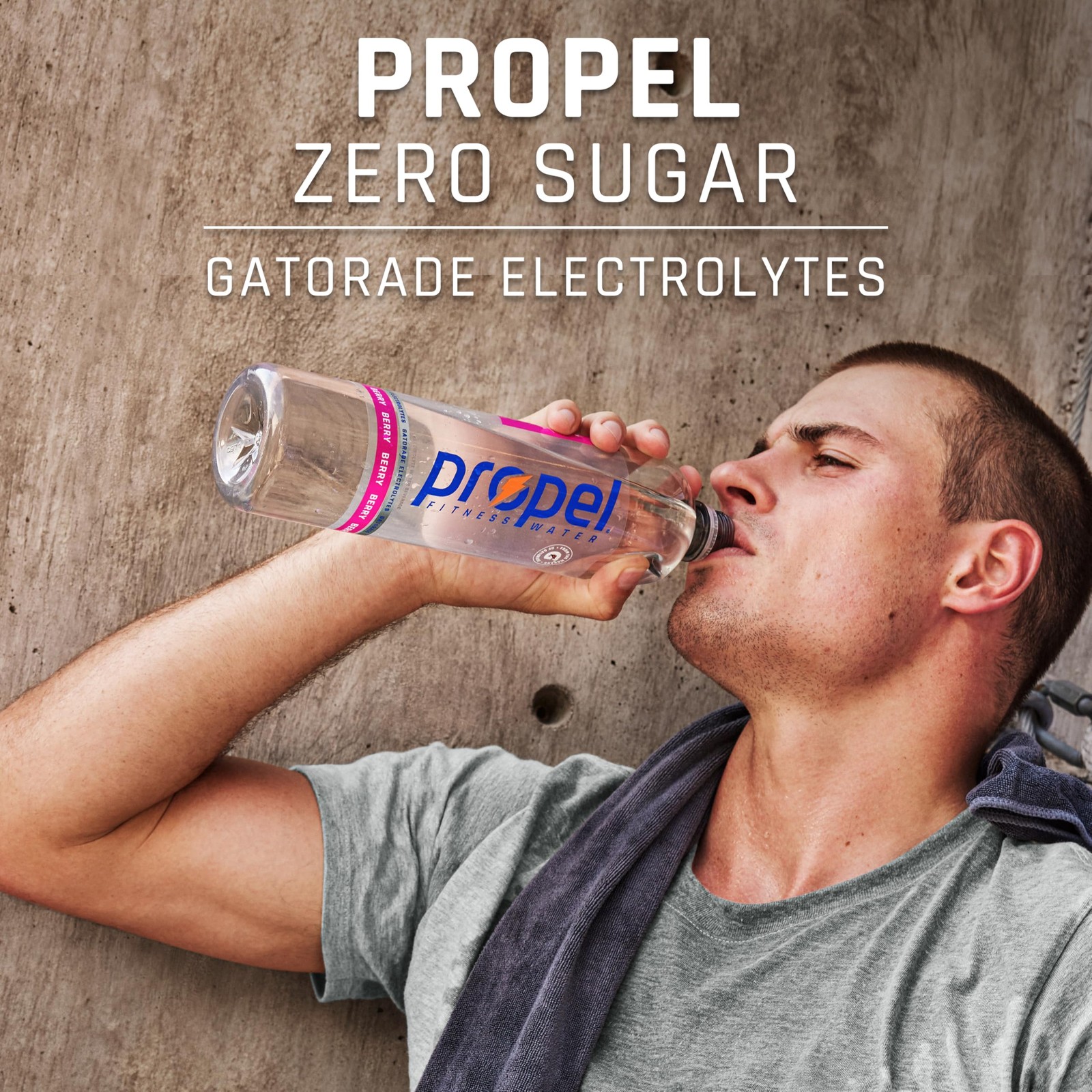 Propel, Kiwi Strawberry, Zero Calorie Sports Drinking 16.9 Fl Oz (Pack of 12) gallery