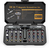 DIY Ratchet Screwdriver Set, Upgraded 34 in 1 Magnetic Screwdriver Set for Ch... gallery