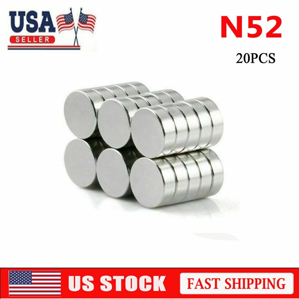 20 PCS 6mm x 3mm Magnet Super Strong Round Rare Earth Neodymium N52 Magnets gallery
