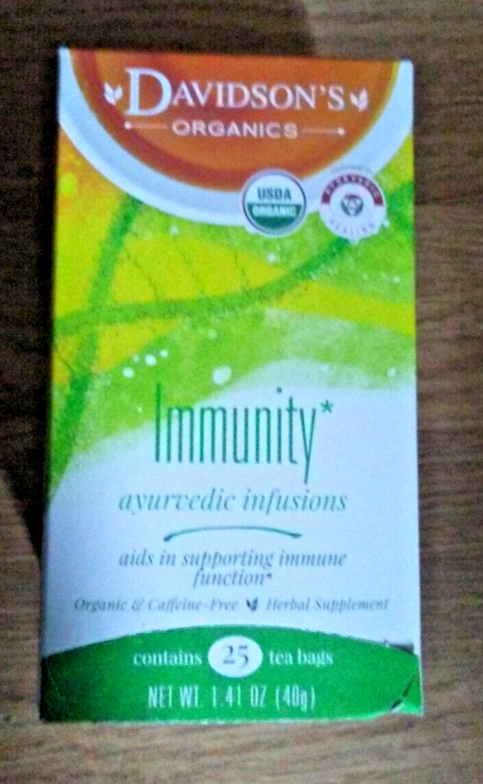 Lot 2 NIB Davidson Immunity Ayurvedic Infusions Immune Tea 50 Bag New Year Gift gallery