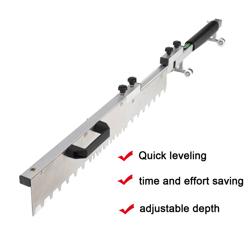 Tile Leveler Leveling Ash Tiling Paving Floor Tile Tool Flat Sand Screed Trowel