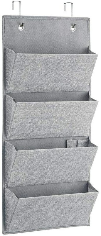 Storage Soft Fabric Storage Over The Door mDesign 4 Pocket gallery