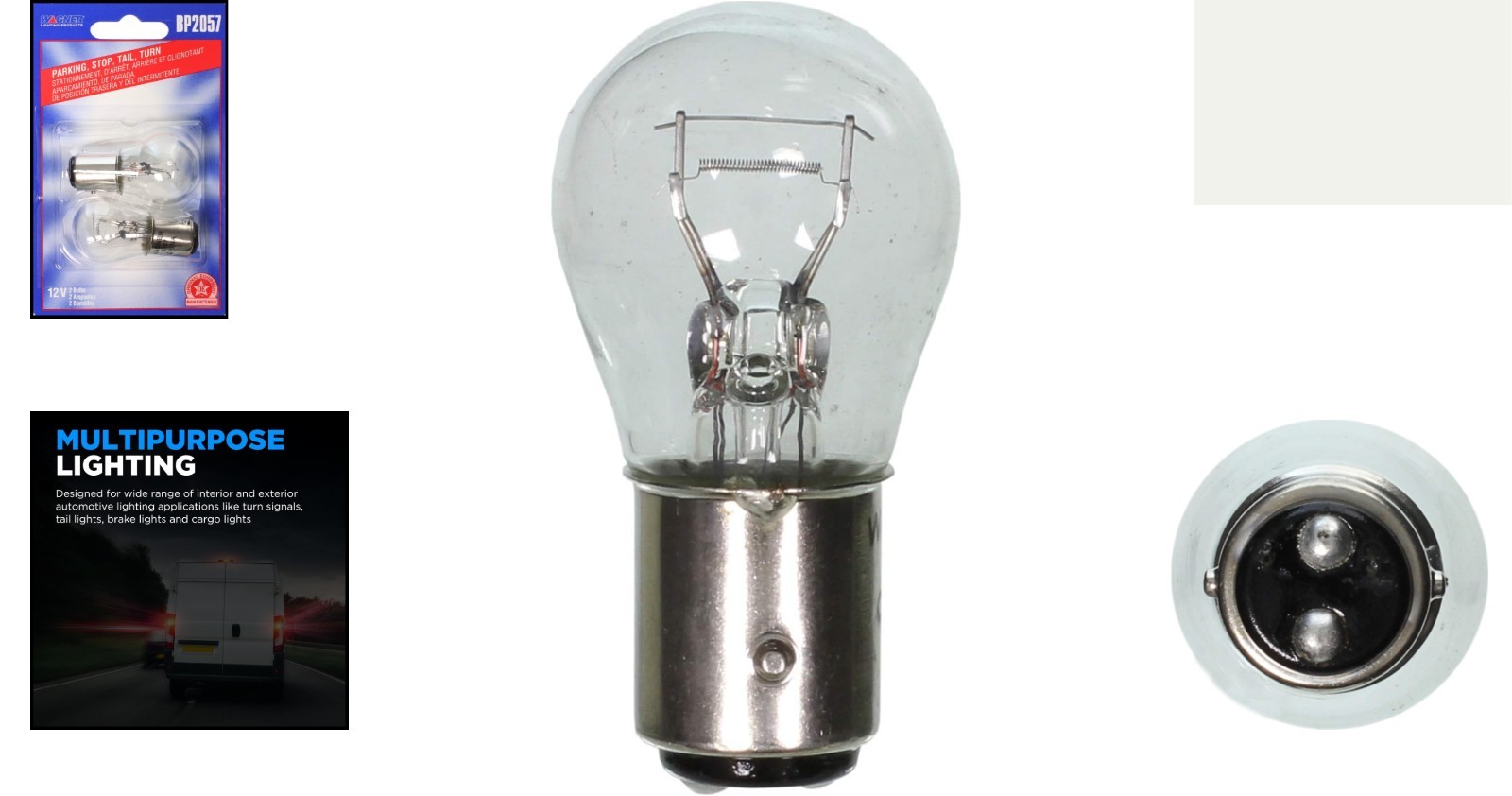 High-Quality BP2057 LED-Compatible Bulbs - 2-Pack for Vehicle-Specific Fit gallery