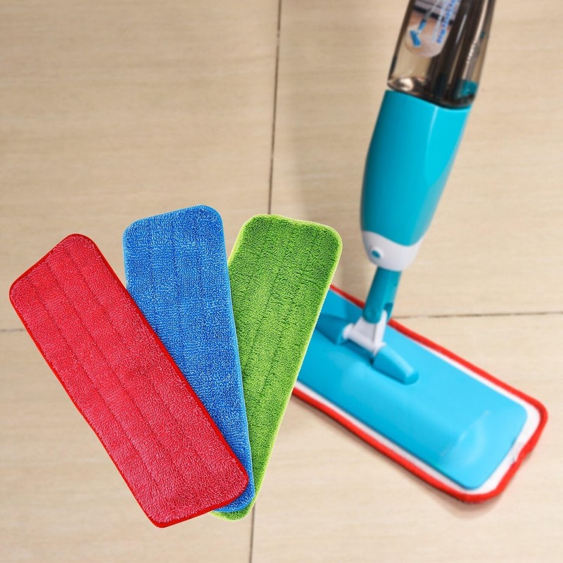 3Pack Microfiber Spray Mop Pads Replacement for Wet Dry Mops Flat Heads, 16x5.5" gallery