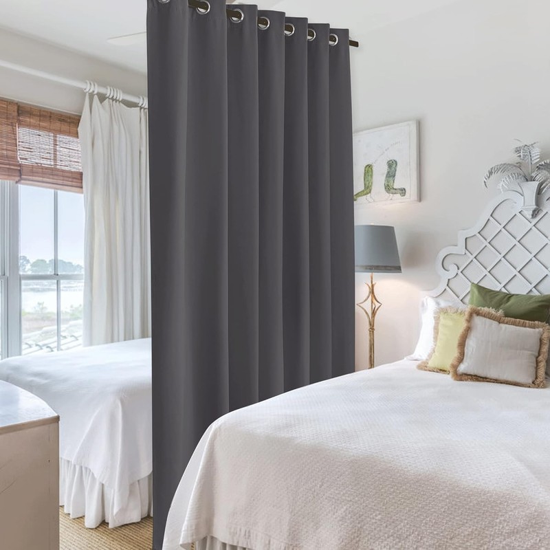 Adjustable Ceiling to Floor Drapes - Room Partition Curtain gallery