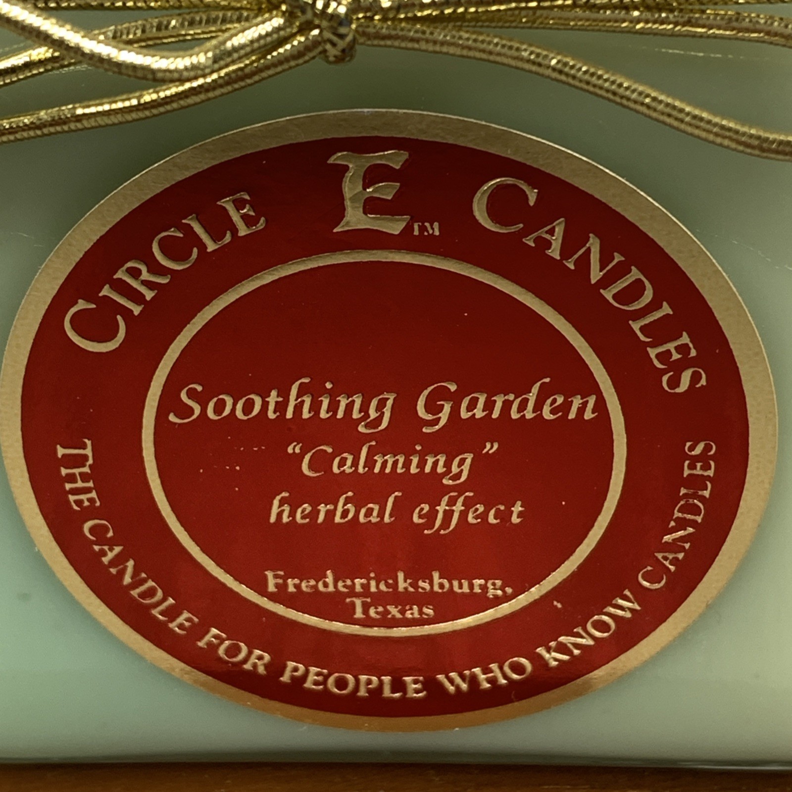 Circle E Candles Soothing Garden Calming Herbal Effect 12 Oz. NEW gallery