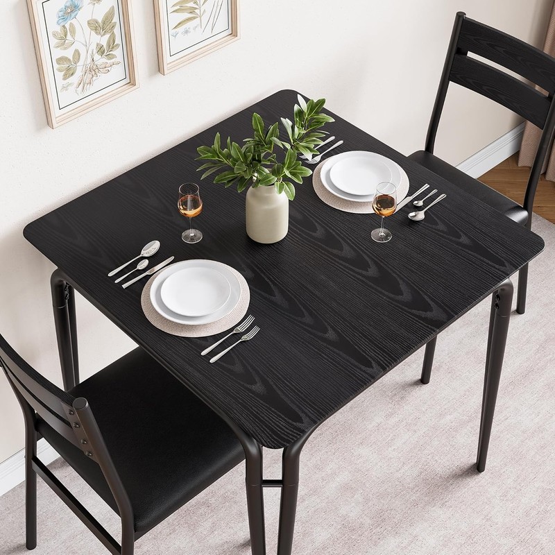 Dining Table Set for 2, Kitchen Table with 2 Chairs for Kitchen & Dining Room gallery