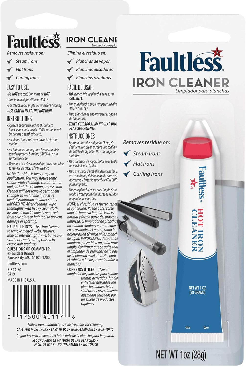 Faultless Starch 40110 Faultless Hot Iron Cleaner1Oz (28 Grams) gallery