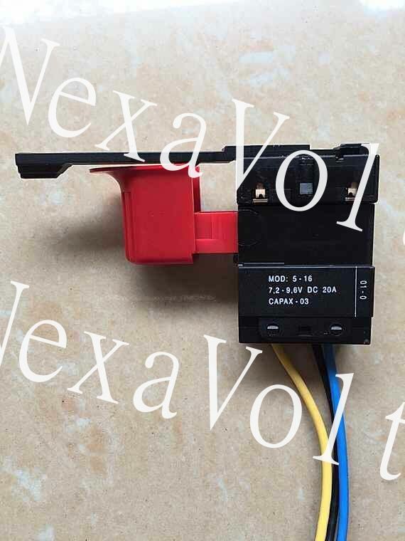1PC For Electric Tools CAPAX03 7.2V-9.6V DC 20A Trigger Switch gallery