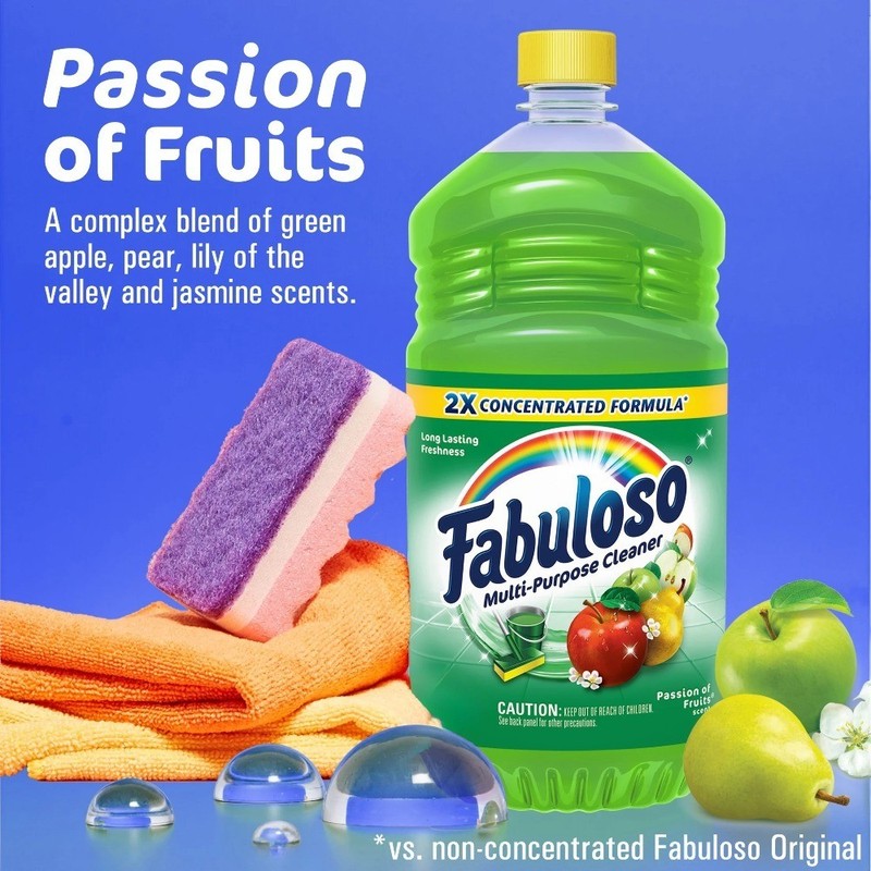 Multi Surface All Purpose Floor Cleaner Passion of Fruits Scent 56 fl oz gallery
