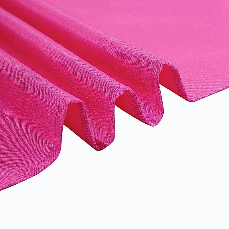 FUCHSIA 72x120 RECTANGLE POLYESTER TABLECLOTH Wedding Catering Decorations gallery