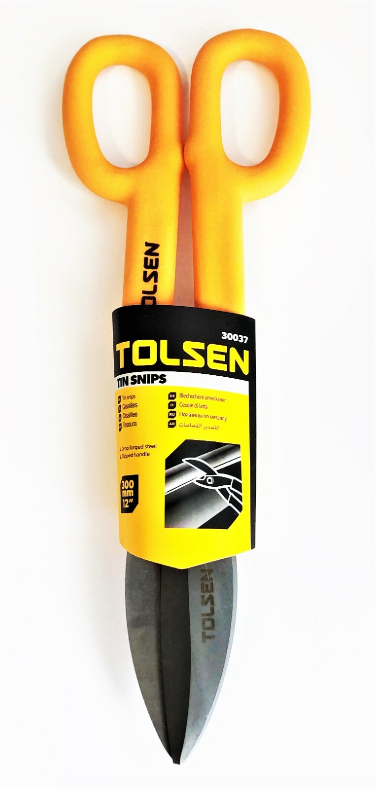 TOLSEN TOOLS 12" UTILTY TIN SNIPS SHEET METAL SHEARS SCISSORS LINOLEUM #30037 gallery