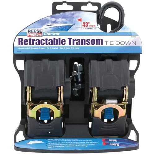 Powersports 2060300 Retractable Transom Tie Down, 2 Inch x 833 lbs. 43 Inch gallery
