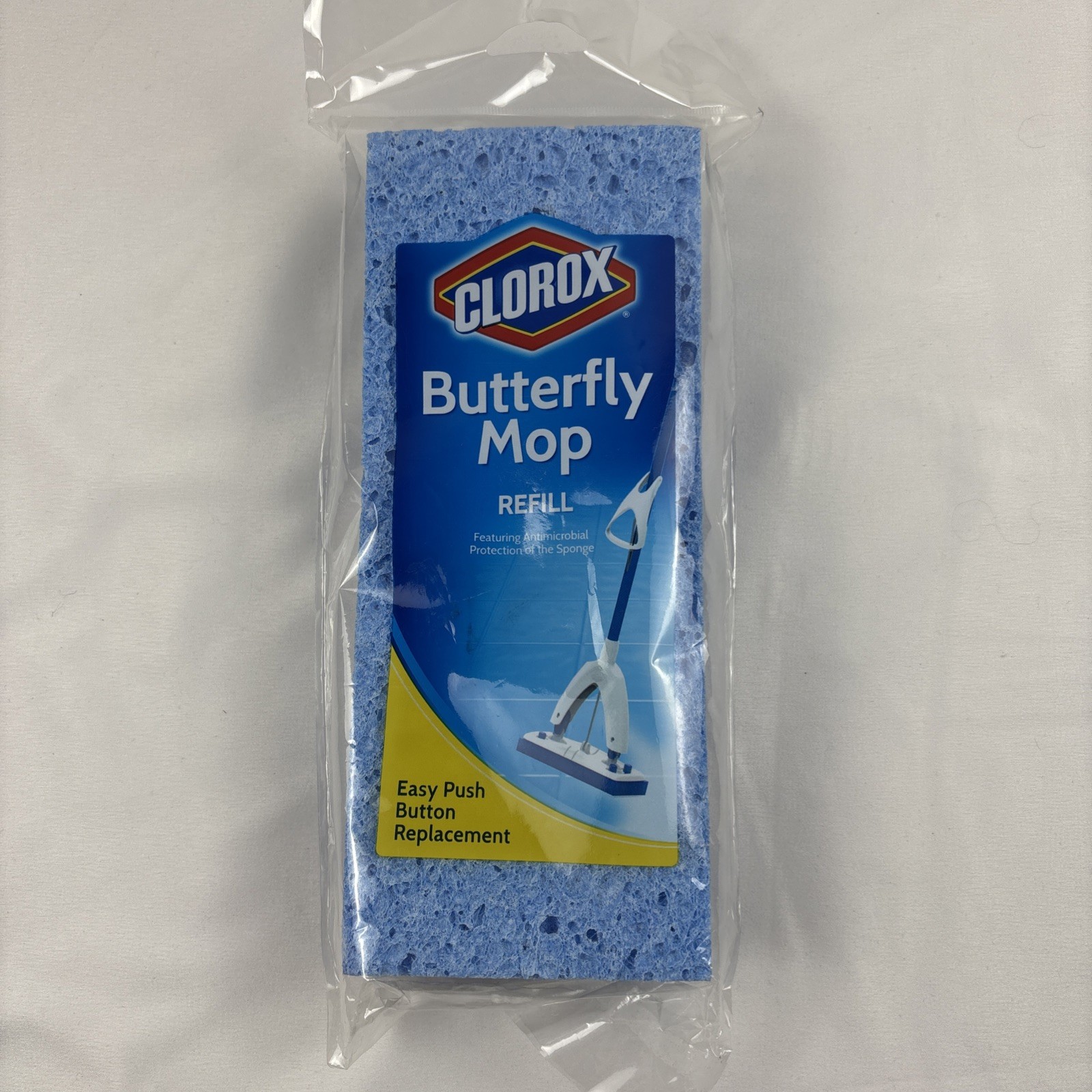 Clorox Butterfly Mop Refill Pad Easy Push Button Replacement Discontinued gallery