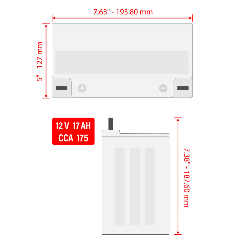 AGM Battery for John Deere E100 E110 E120 E130 E140 E150 E160 E170 E180 gallery
