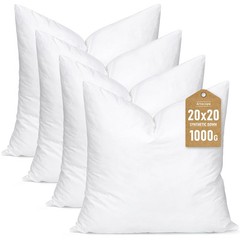 Synthetic Down Pillow Insert, 20×20 Down Alternative Throw Pillow Insert. Ult…