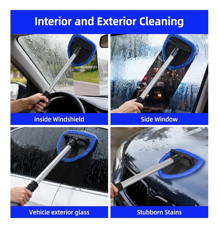 Windshield Cleaning Tool Kit Car Window Glass Wiper Cleaner Brush FAST SHIPPING gallery