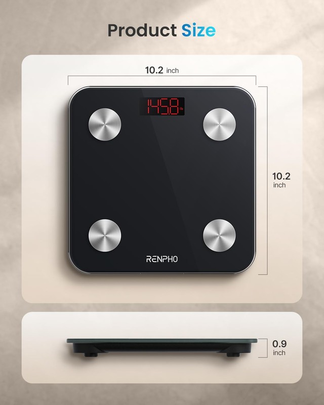 RENPHO Digital Body Weight Scale Highly Accurate Scale for Weight LED Display gallery