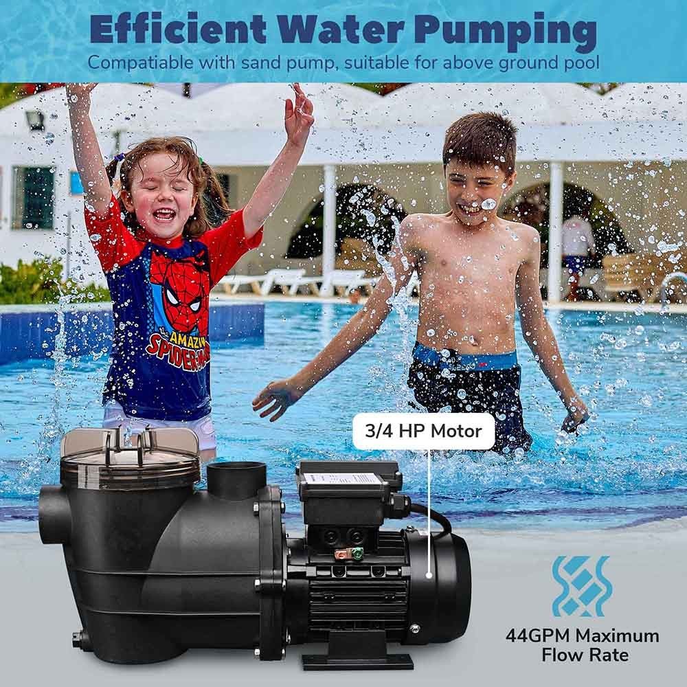 Yescom 3/4HP Pool Pump for Above Ground Pool 2640GPH gallery