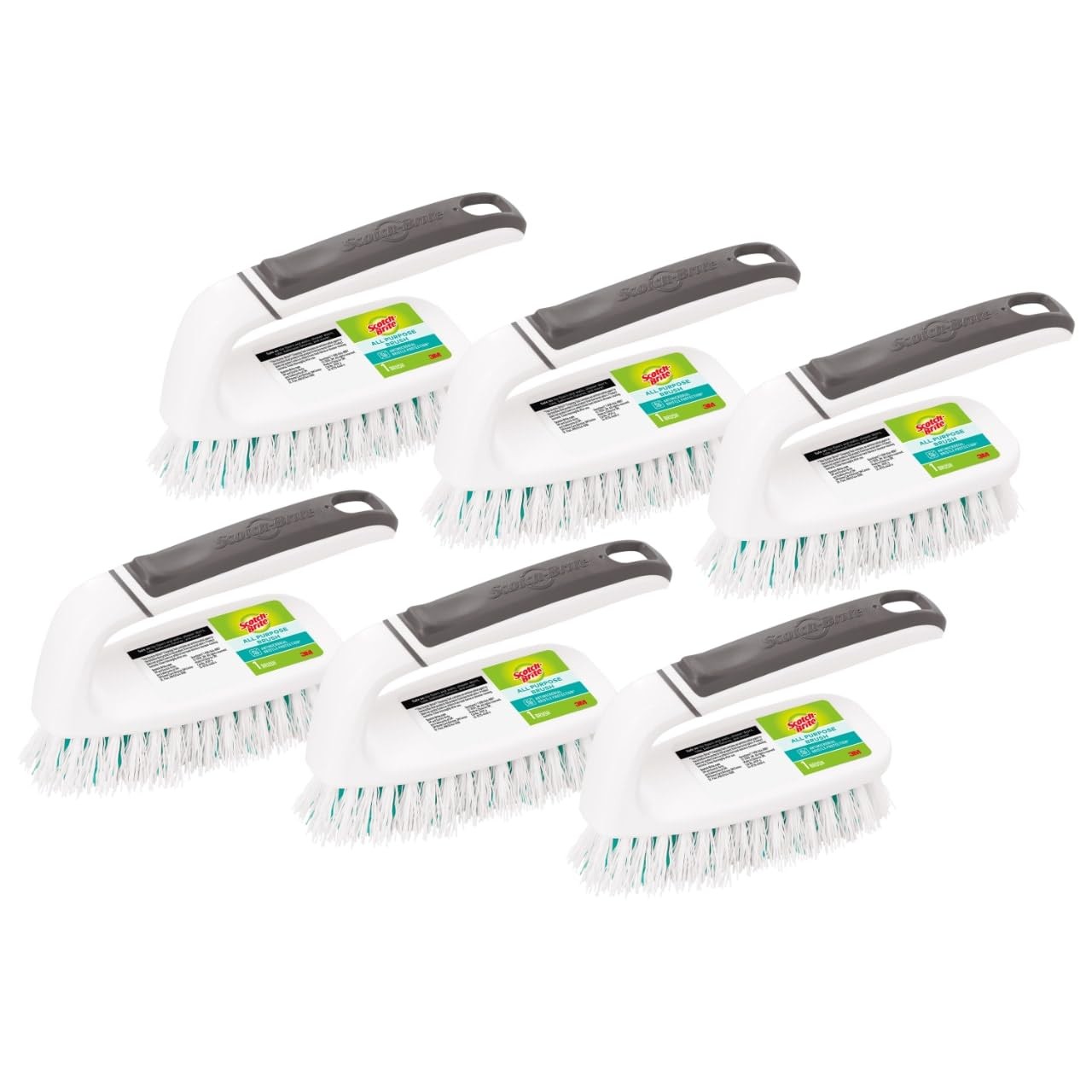 ScotchBrite All Purpose Brush, For Tile Floors and Walls, Shower Doors, Tubs,... gallery