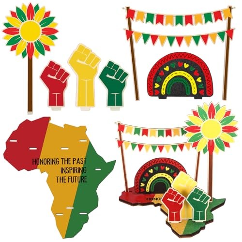 Juneteenth Decorations Wooden Centerpieces Honoring The Past Inspiring The gallery