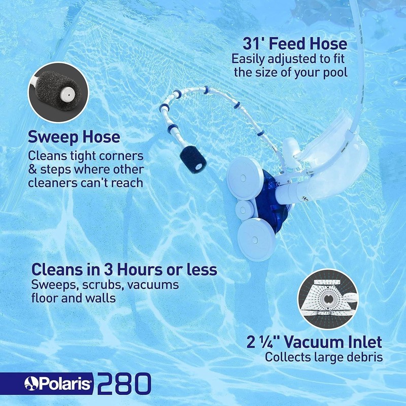 Polaris 280 Pressure Side Automatic Pool Cleaner F5 gallery