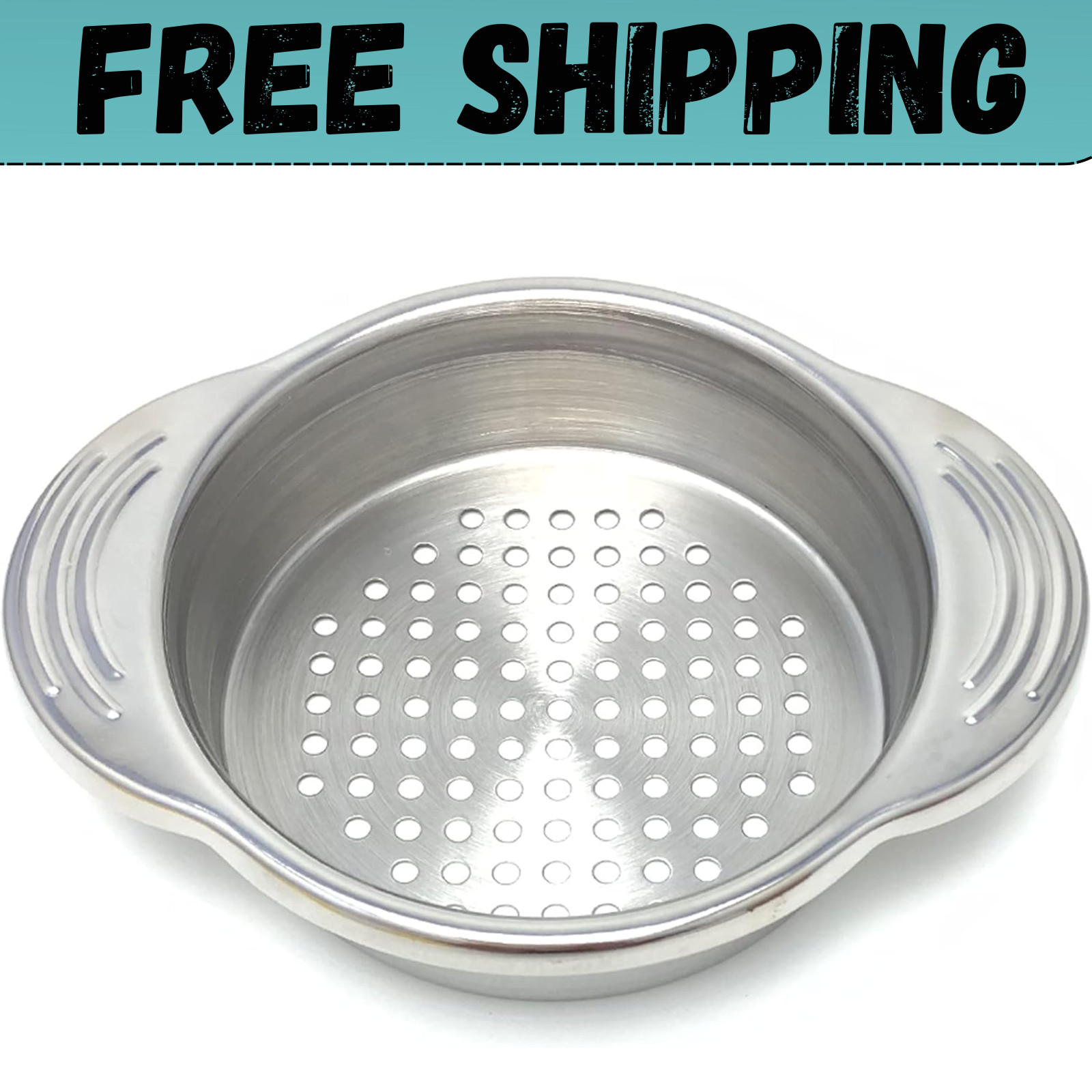 Can Strainer - Tuna Strainer - Food Grade 304 (18/8) Stainless Steel, Dishwas... gallery