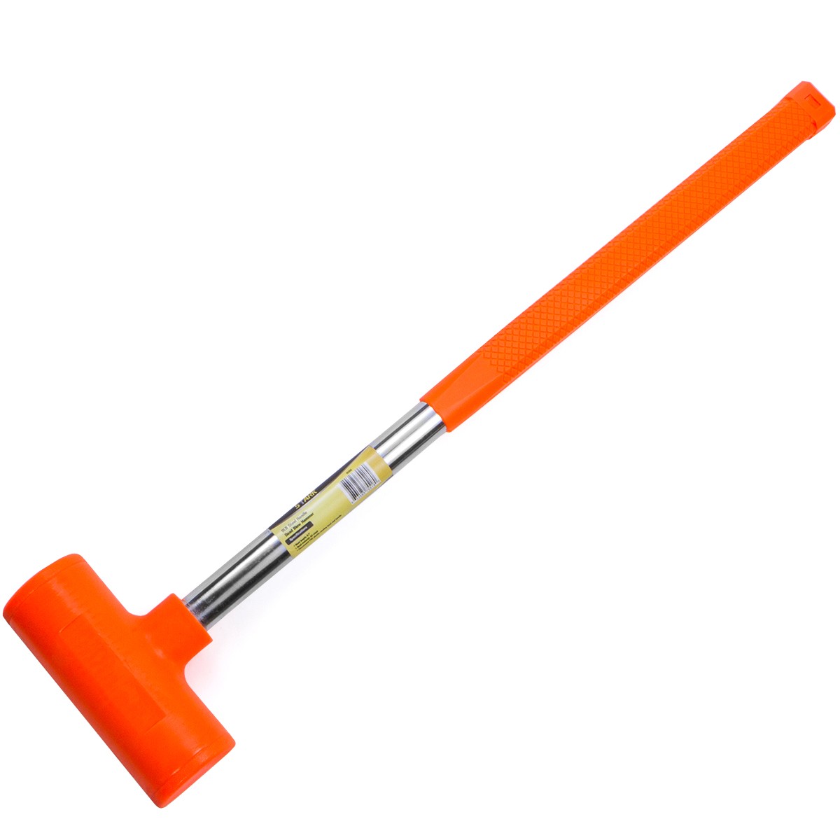 9LB Dead Blow Hammer | None Spark Shock Absorbing Action Non-Slip Neon Orange gallery
