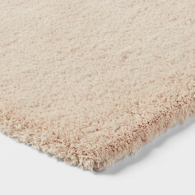 Threshold Tufted 60x24" Bath Rug Runner High Pile Heavyweight, Almond gallery