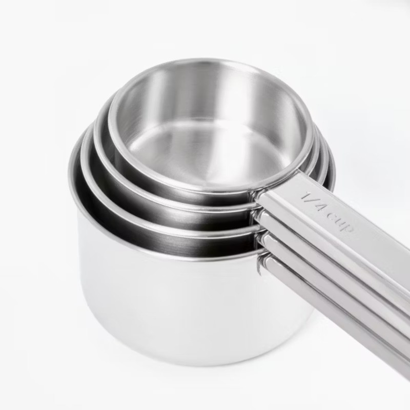4pc Stainless Steel Measuring Cups gallery