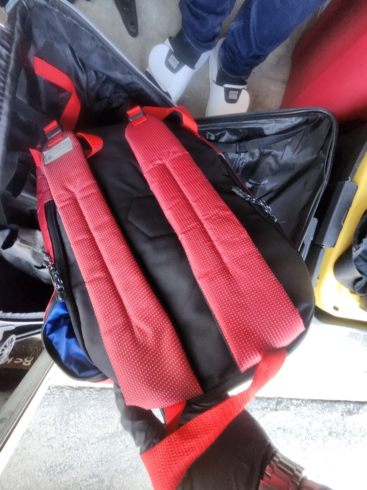 Red HEX Backpack Indoor/Outdoor  Multiple Pockets Water Resistant Lightweight 4
