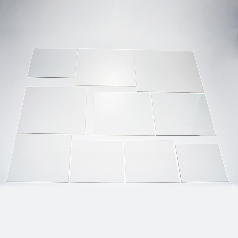 2 CLEAR 11" PLEXIGLASS SHEETS Square Acrylic Sign Boards Party Wedding Crafts gallery