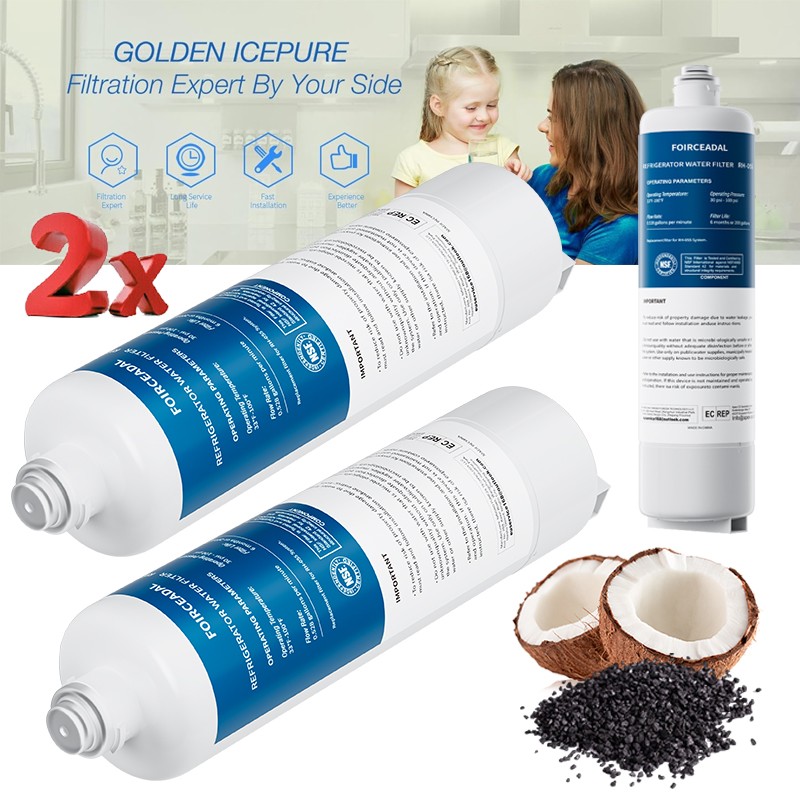 2Packs BORPLFTR50 Replacement for Bosch Ultra Clarity Pro WFC100MF Water Filter gallery