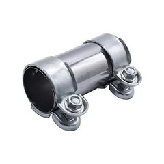 Universal Exhaust Clamp Pipe Connector Double Clamp Ø 50 x 125 mm
