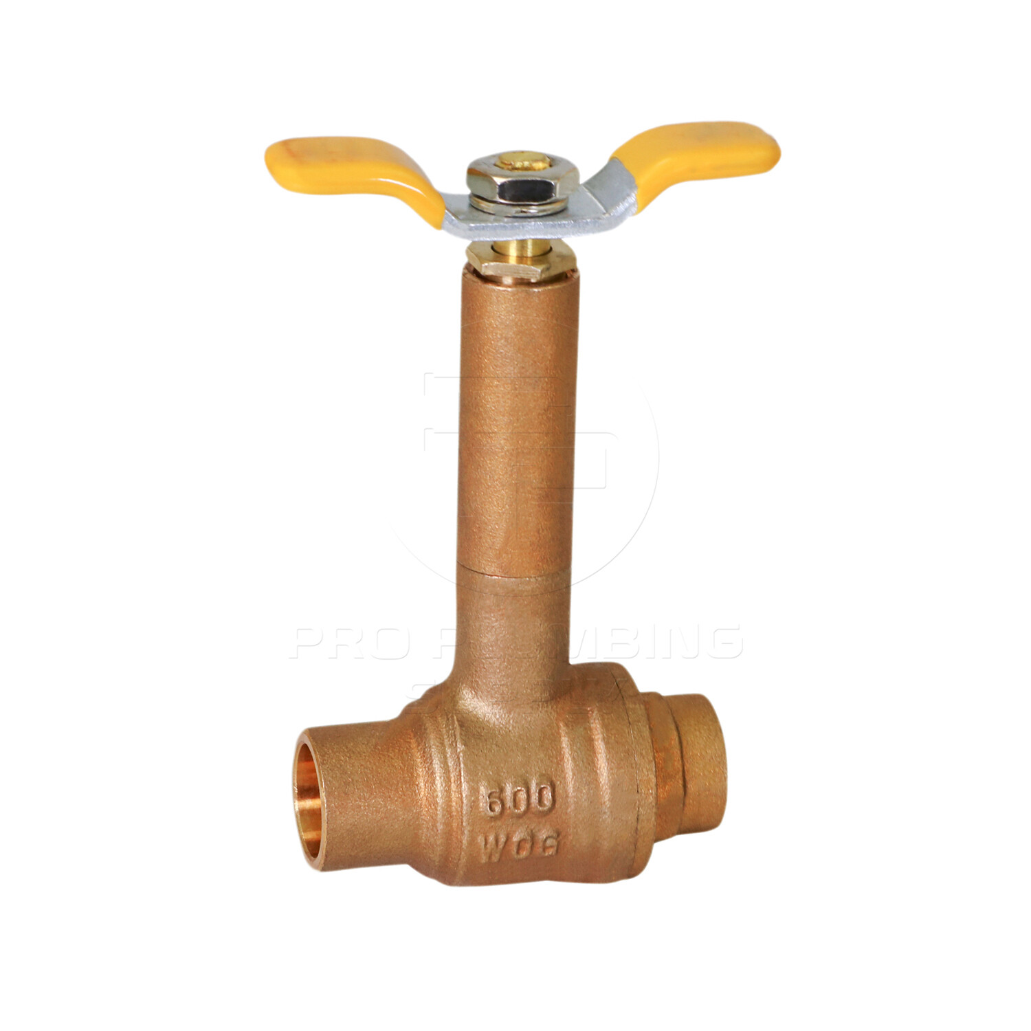 Midline Valve Brass Ball Valve Long Bonnet with T-Handle 1/2 in-3/4 in USA Stock gallery