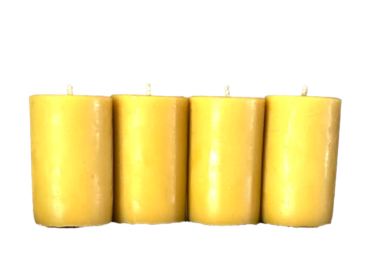 Handmade 100% Pure Beeswax Pillar Candle 2" x 3" 100% Cotton Wick gallery