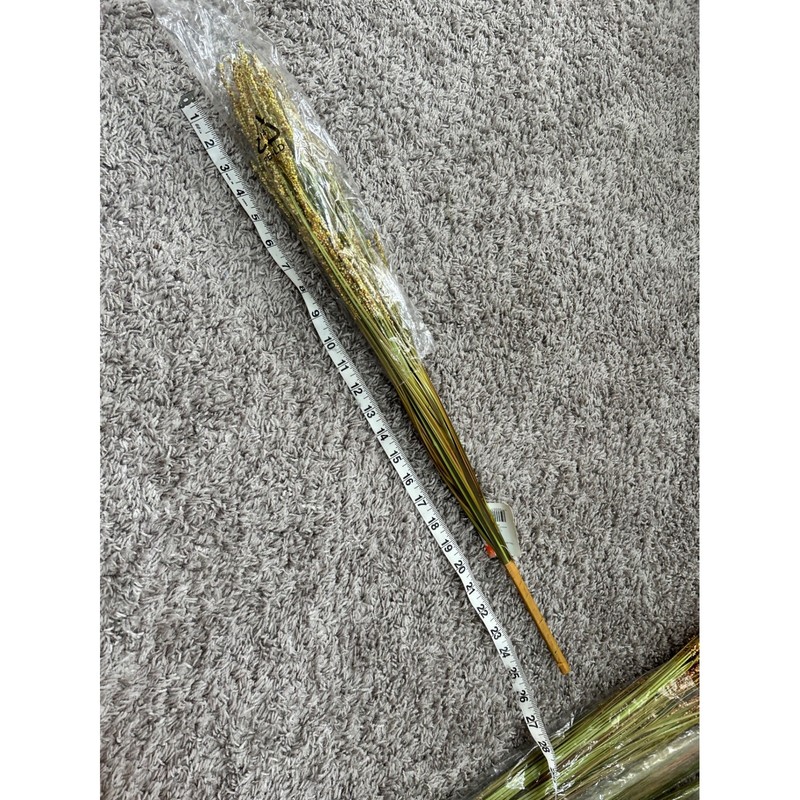 7pc Greenbrier International Artificial Decorative Grass Grain Stems 26 in Multi gallery