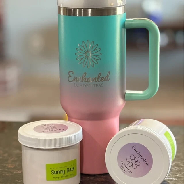 30 Serving Loaded Tea Tub with scoop! Sugar Free gallery