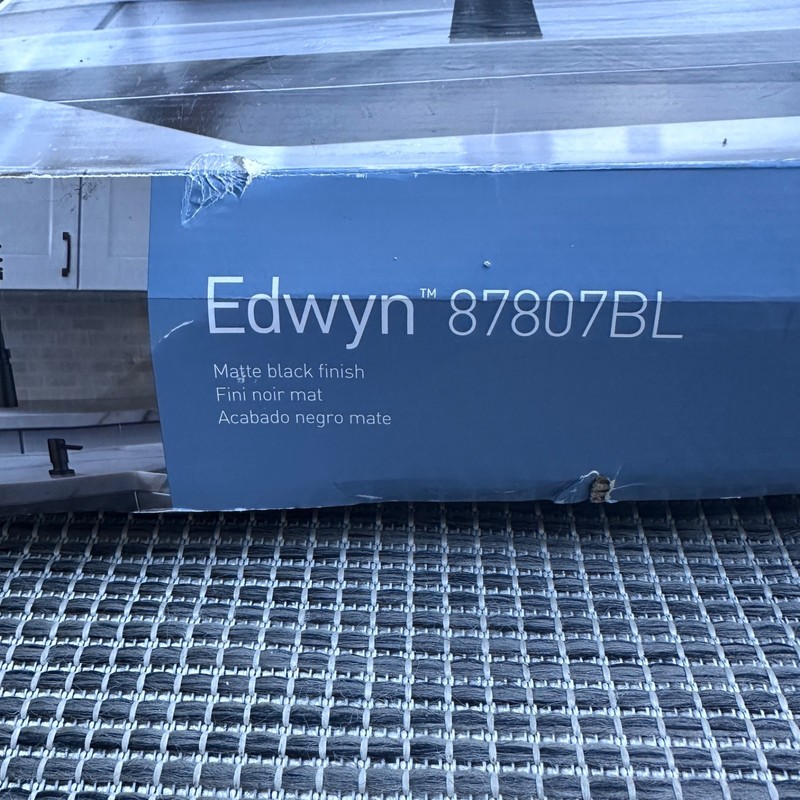Moen Edwyn 87807BL Pre-Rinse Pulldown Kitchen Faucet Power Clean Matte Black gallery