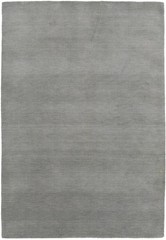 Gray Solid Hand-Loomed 4X6 Gabbeh Wool Rug Oriental Home Decor Carpet