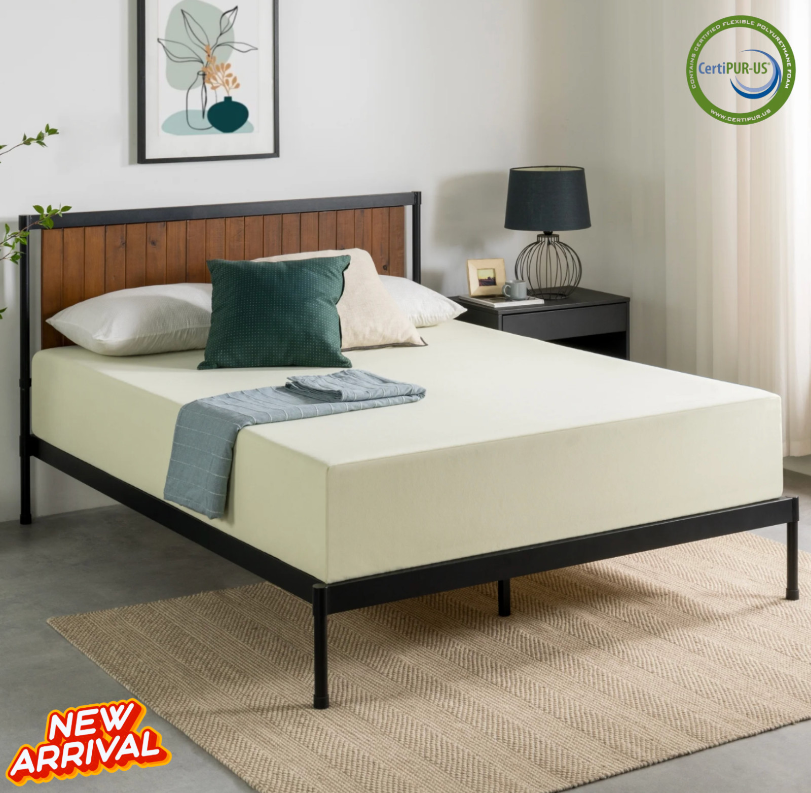 Full Size Mattress 12in Memory Foam Tight Top Medium Firm Colchon Full Bed gallery