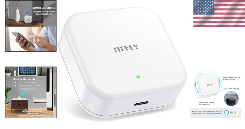 Remote Smart Lock Control Gateway - Easy Setup, Instant Alerts & Alexa Support gallery