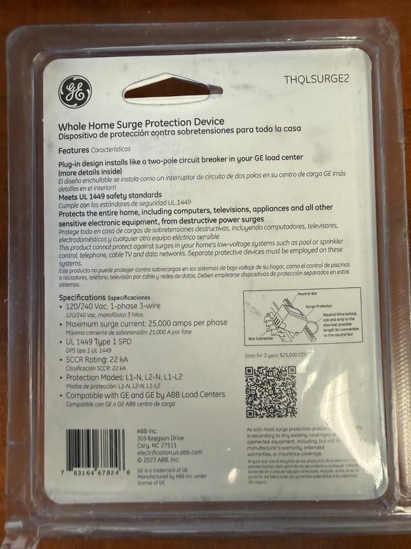 General Electric THQLSURGE2 Surge Protection Device gallery