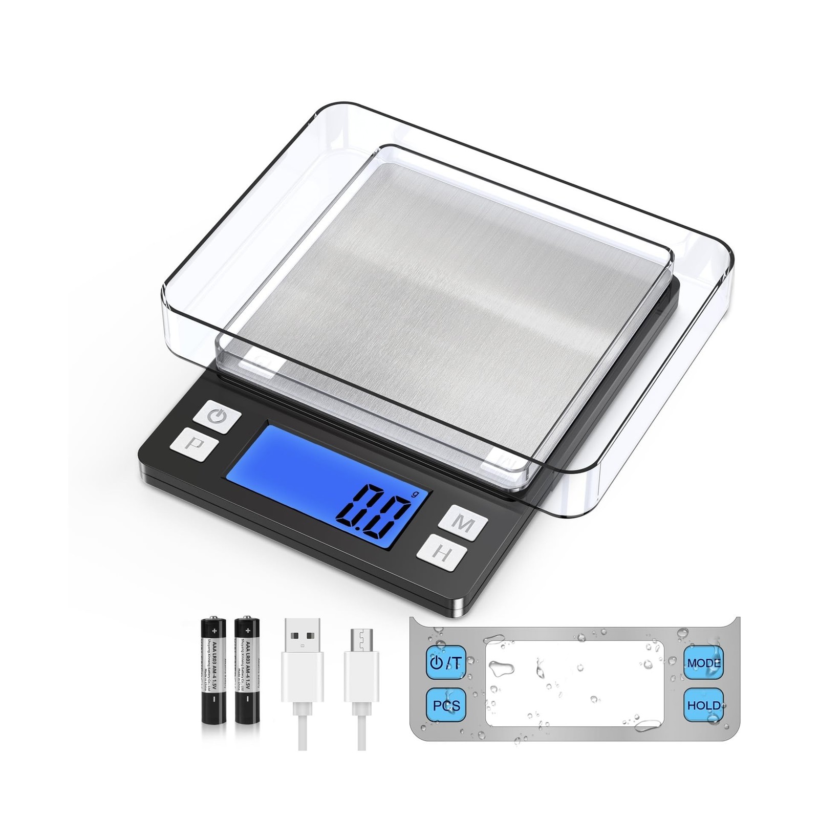 BOMATA Upgraded Small Food Scale, 0.1 g/0.001 oz High Precision... Fast USA SHIP gallery